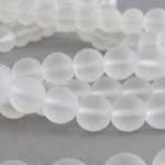 Bergkristall Perle 10 mm - matt