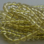 Zitronen Quarz Perle 6,2 mm