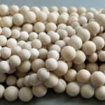 Jaspis Perle kalk weiß 10 mm - matt