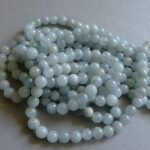 Aquamarin Perle  6 mm - Image 3