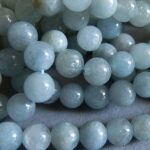 Aquamarin Perle 8 mm - Image 4