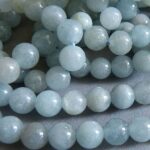 Aquamarin Perle 8 mm - Image 3