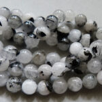 Rutil Quarz Perle 8 mm - Image 3