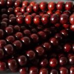 Sandelholz Perle 8,2 mm - rot braun - Image 2