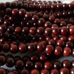 Sandelholz Perle 8,2 mm - rot braun - Image 3