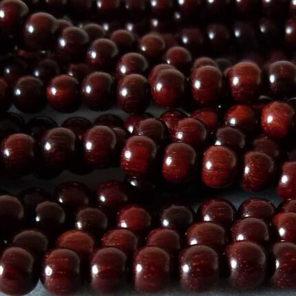 Sandelholz Perle 8,2 mm - rot braun