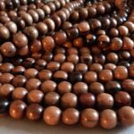 Kamagong Holz Perle 15 mm