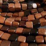 Kamagong Holz Würfel 10 mm