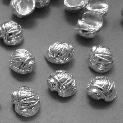 Perle versilbert - 12 mm