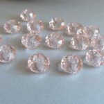 Glas Perle - lachs 14 mm