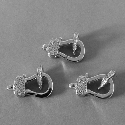 Karabiner Verschluss - Sterling Silber - 18 mm
