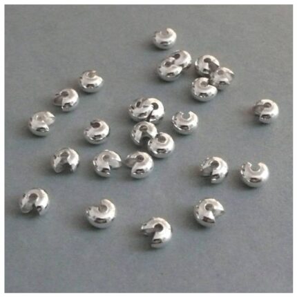 Crimp Cover Perlen - 5 mm