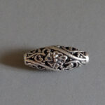 Metall Hohl Perle - 26 mm