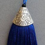 Quaste - royal blau - 80 mm - Image 2