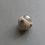Kashmiri Perle 18 mm - creme - Image 4
