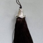 Quaste - dunkelbraun  - 15 cm - Image 2