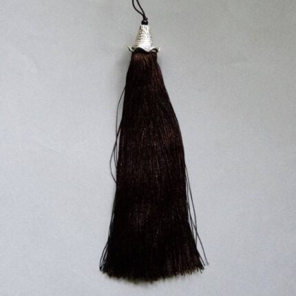 Quaste - dunkelbraun  - 15 cm
