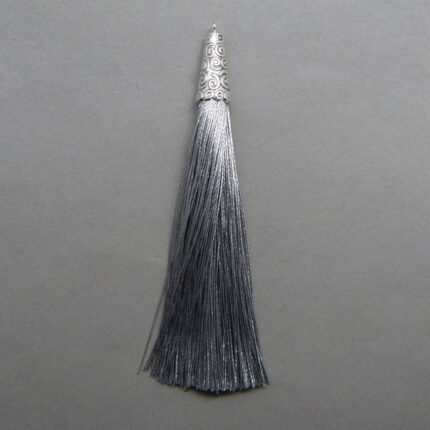 Quaste - silber - 90 mm