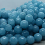Blau Quarz Perle 8 mm - Image 3