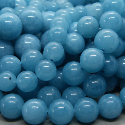 Blau Quarz Perle 6 mm