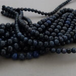 Dumortierit Perle 6,4 mm