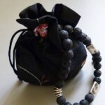 Schmuck Beutel bordeaux 14 cm - Image 2