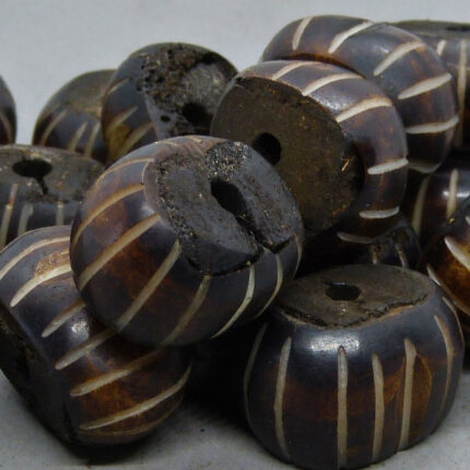 Afrikanische Knochen Perle 30 mm
