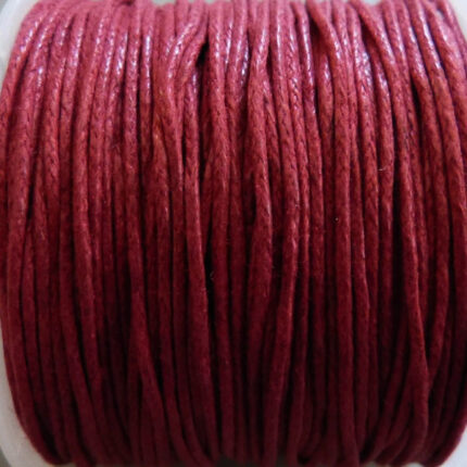 1 Meter Baumwollband - 1 mm pink
