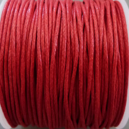 5 Meter Baumwollband - 0,8 rot