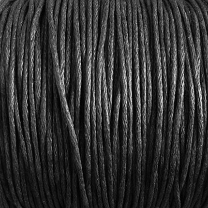 5 Meter Baumwollband - 0,8 dunkelgrau