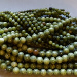 Jade Perle 6,5 mm - chinesische Jade - Image 2