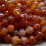 Feuer Achat Perle 8 mm