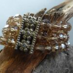 Glas Perlen Armband dreifach