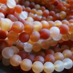 Karneol Perle 8,3 mm - matt - Image 3