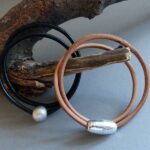Lederband rehbraun, rund - 4 mm - Image 2