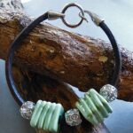 Lederband rosa, rund - 4 mm - Image 3