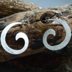 1 Paar Silber Stecker Spirale - Image 3