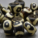 Afrikanische Knochen Perle 25 mm