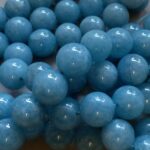 Blau Quarz Perle 12 mm - Image 2