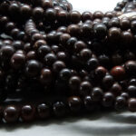 Rosenholz Perle 8 mm - natur braun