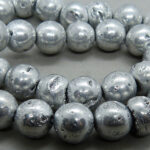 Quarz Perle - silber - 10 mm - Image 3