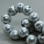 Quarz Perle - silber - 10 mm