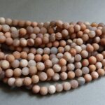 Sonnenstein Perle 6,3 mm - matt - Image 3