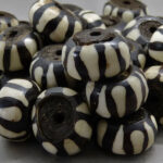 Afrikanische Knochen Perle 25 mm