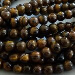 Tigerauge Perle 6,4 mm