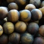Tigerauge Perle 10 mm - matt
