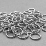 Binde Ring 6 mm - geschlossen - versilbert - Image 2