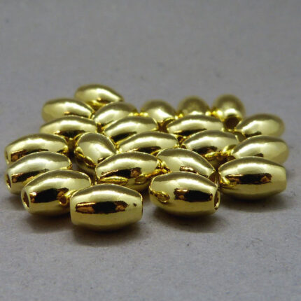 Sterling Silber Perle - 10 mm  - vergoldet
