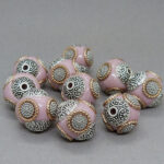 Kashmiri Perle 15 mm - rosa