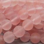 Cherry Quarz Perle 6 mm - matt - Image 4